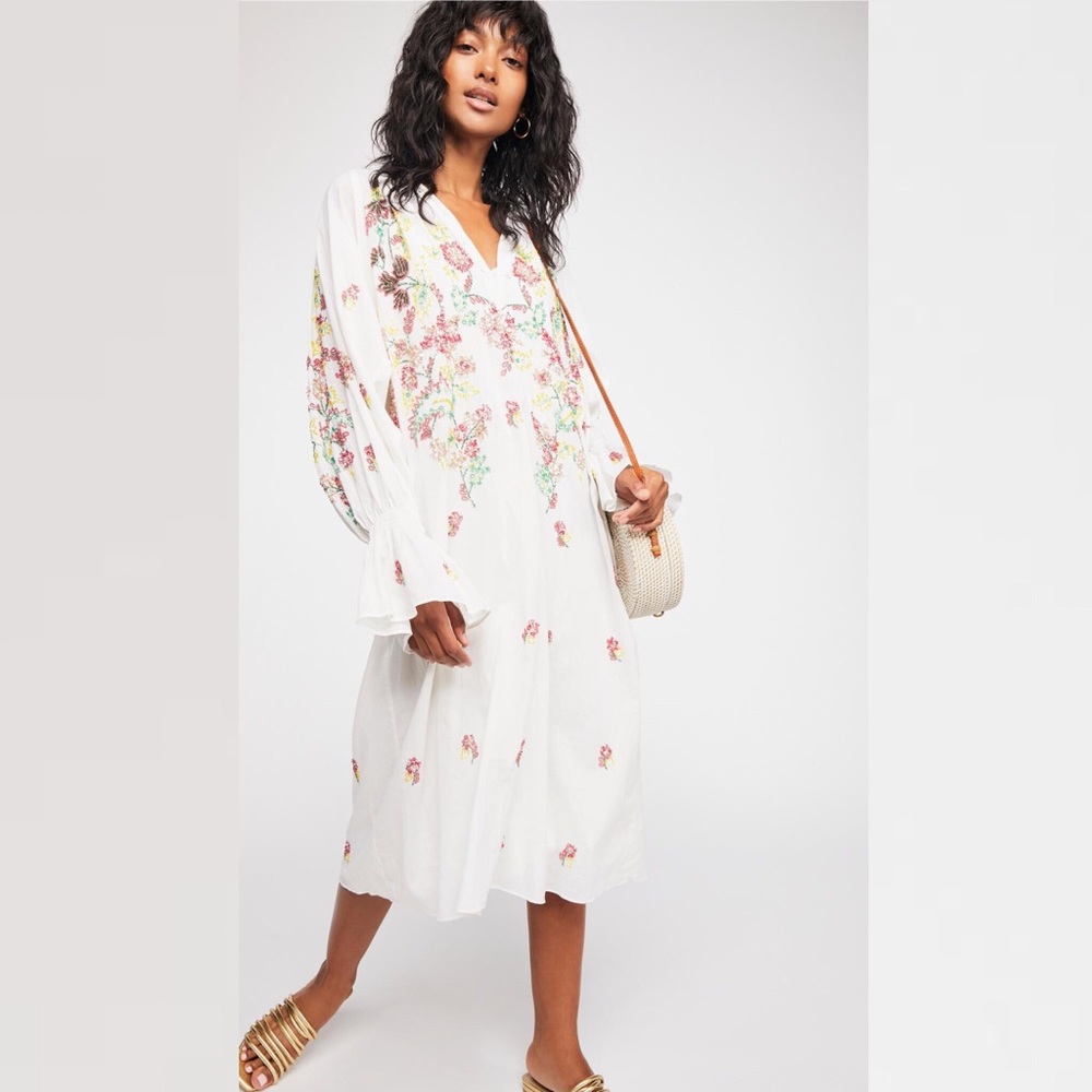 Free People x Antik Batik William Midi Dress NWT - Picture 3 of 8